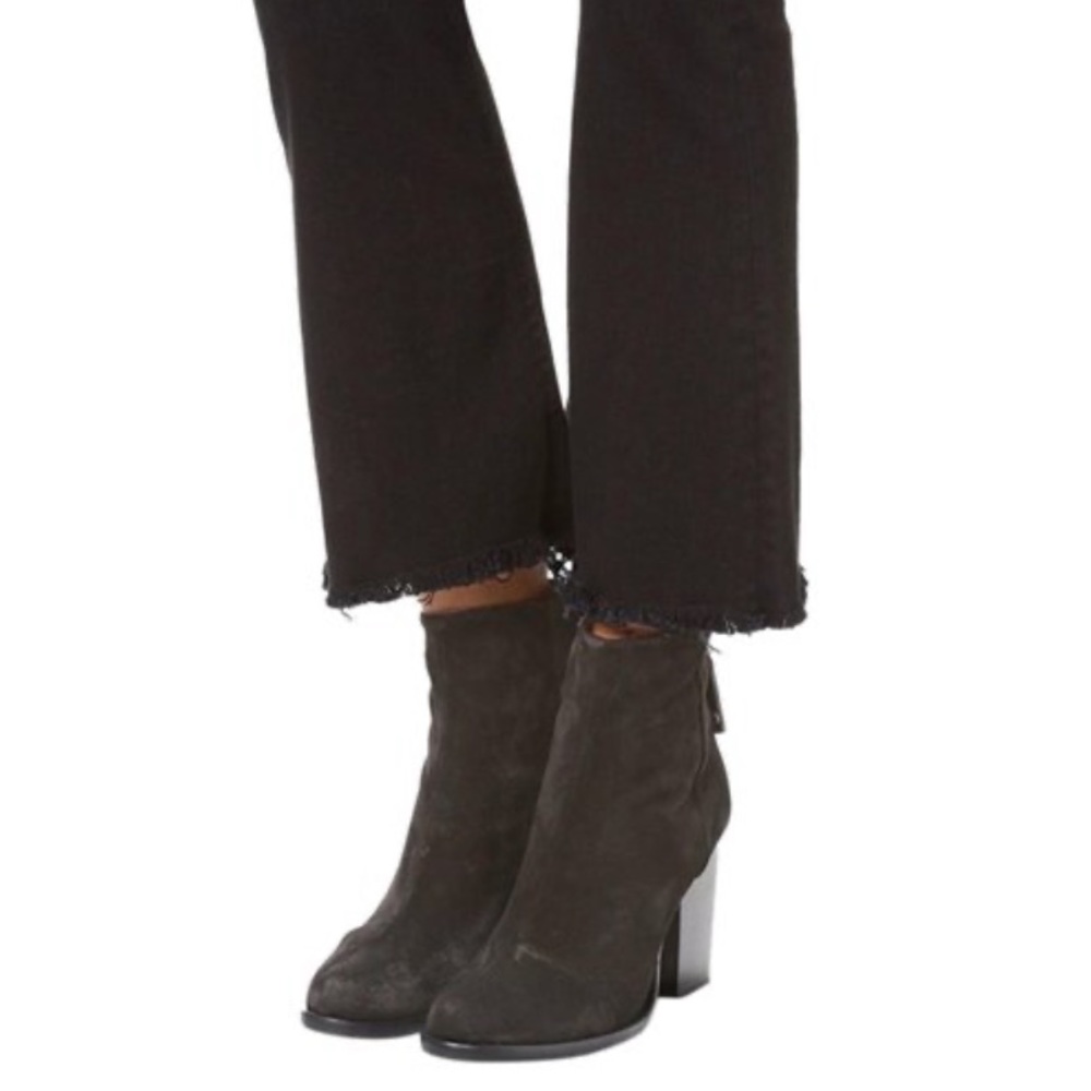Rag & Bone Ashby Ankle High Booties in asphalt suede